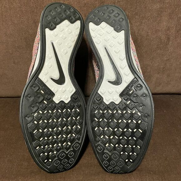 NIKE FLYKNIT RACER MULTICOLOR Rainbow MENS 11.5 US 526628-004 Version 1 2013 - Picture 8 of 12